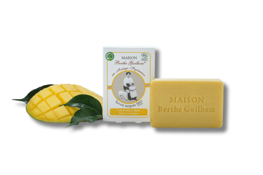 Savon au lait de chèvre & beurre de mangue