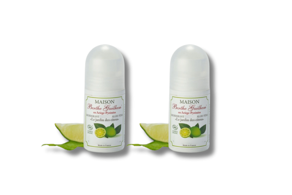 Lot de 2 Déodorant roll-on Bio “Jardins de Citrus”