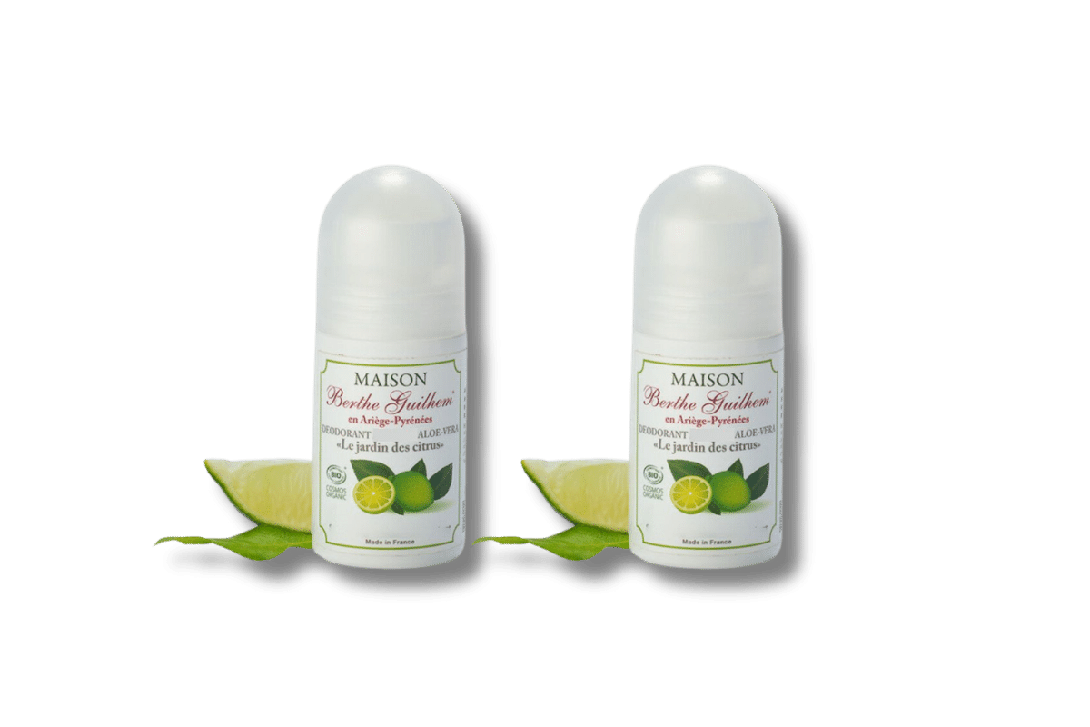 Lot de 2 Déodorant roll-on Bio “Jardins de Citrus”