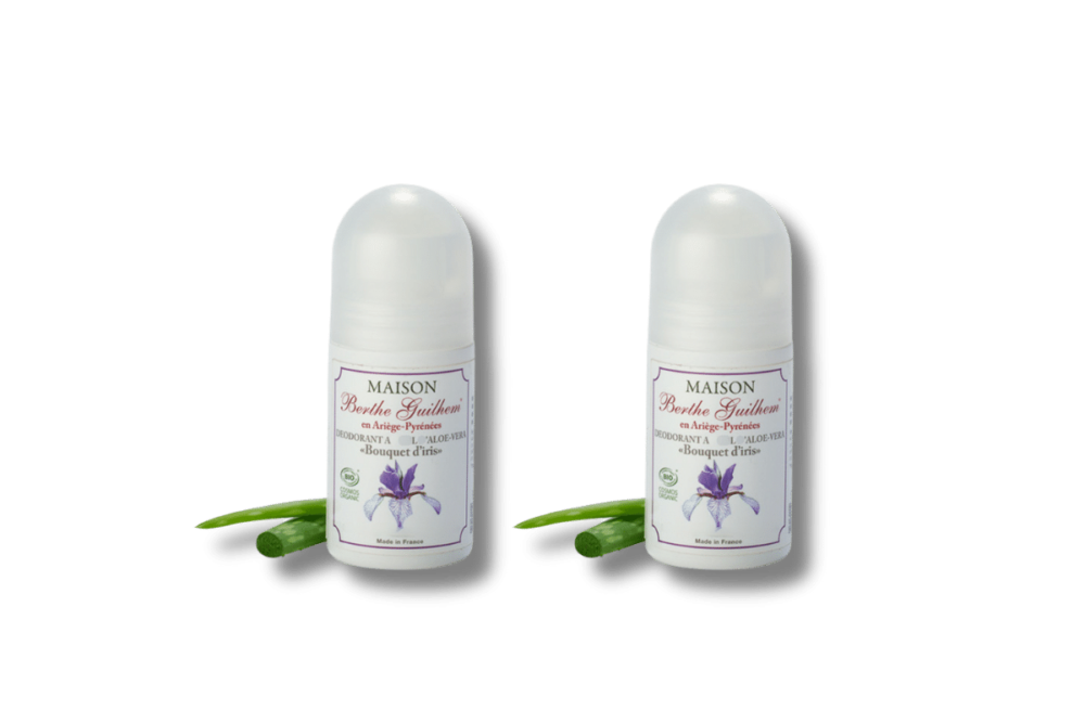 Lot de 2 Déodorants roll-on Bio “Bouquet d'Iris”