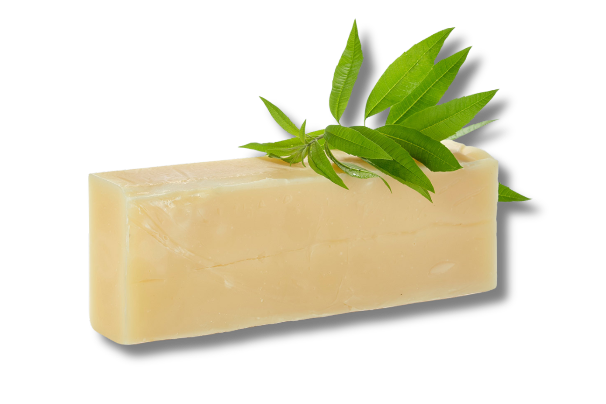 Pain de savon au lait de chèvre Karité Verveine certifié BIO