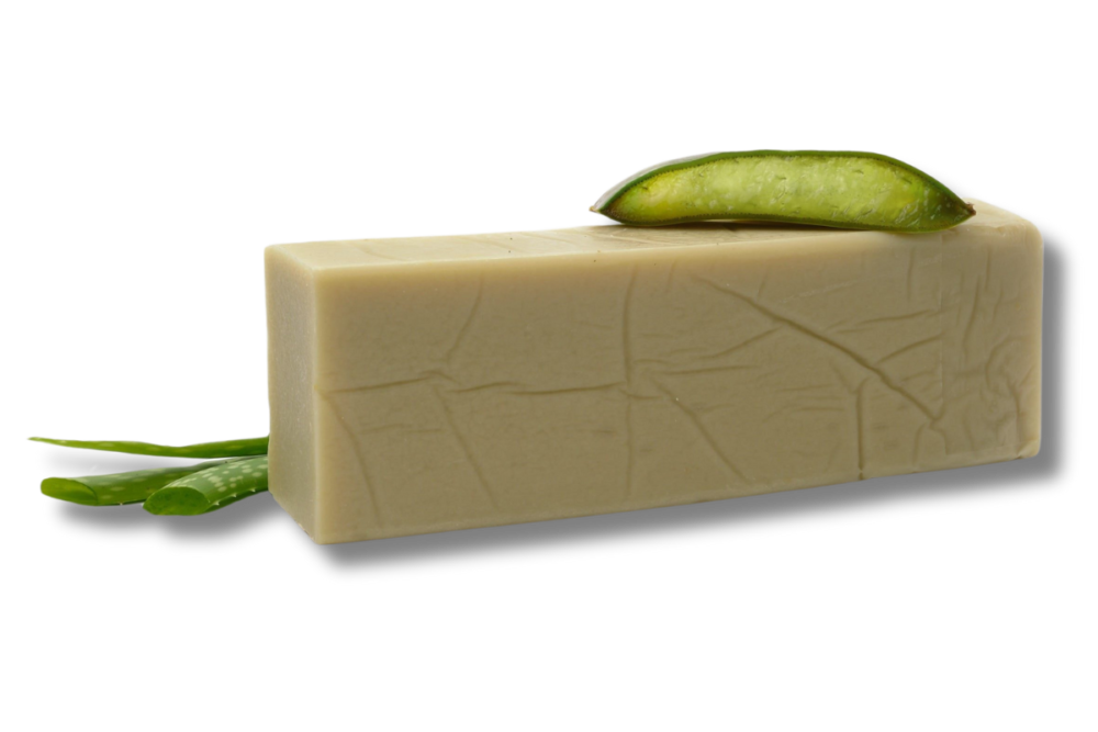 Pain de savon au lait de chèvre Karité Aloe Vera certifié BIO