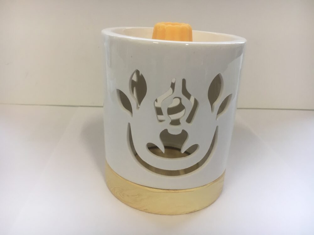 Brûle-Parfum blanc modèle Yogi