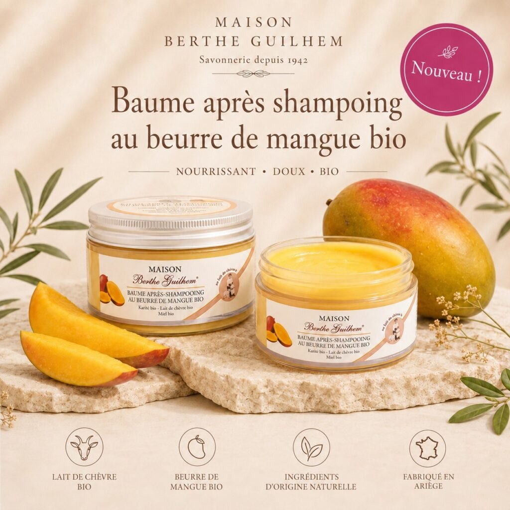 Baume après shampoing Beurre de Mangue
